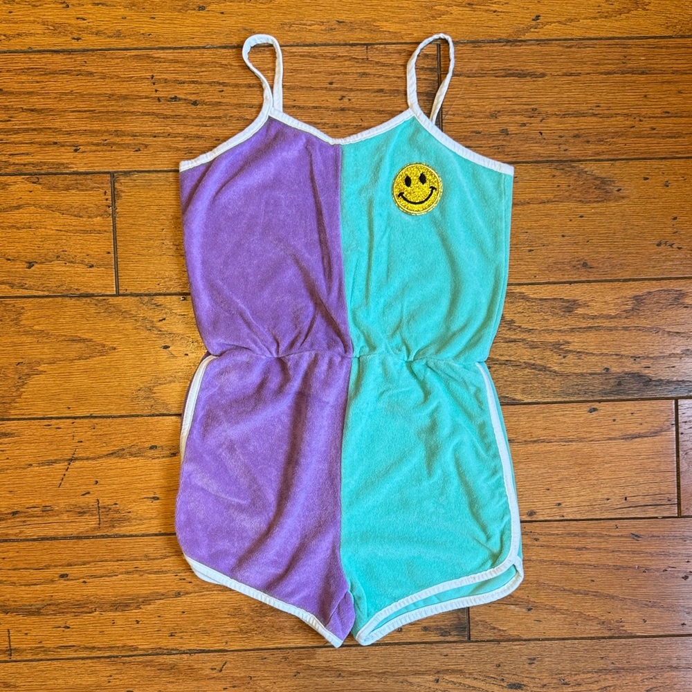 Neon Rebels Girls Two-Tone Romper
